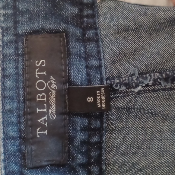 Talbots denim skirt womens size 8 - Picture 5 of 7